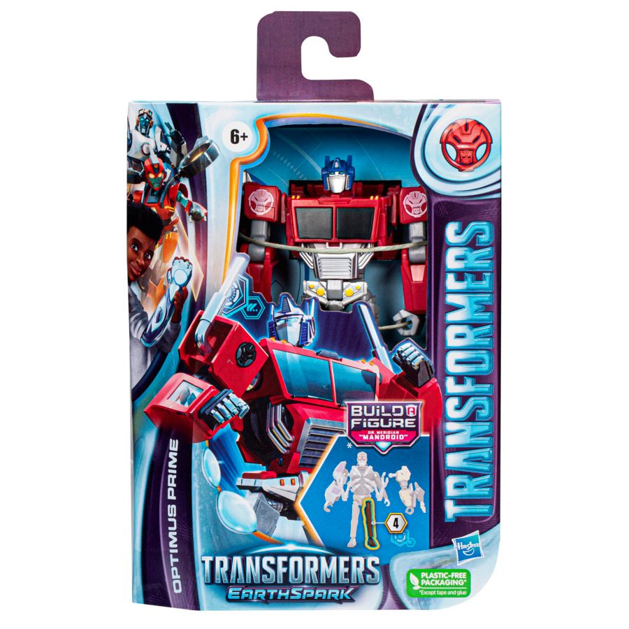 Transformers EarthSpark Optimus Prime Deluxe Build-A-Figure